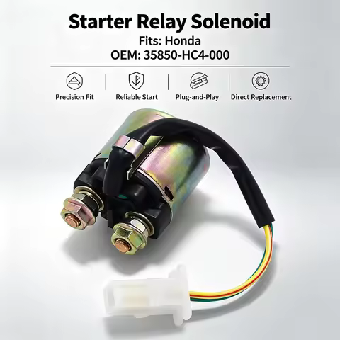 35850-HC4-000 Starter Relay Solenoid For Honda TRX300FW FourTrax 300 TRX125 ATC200 TRX200 TRX300 198