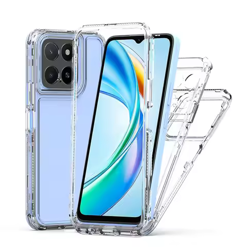 3in1 Transparent Shockproof Case for Honor X5B X6B X7B X8B X9B X6A X8A X9A X8 X40 X5 Plus 90 Magic 6