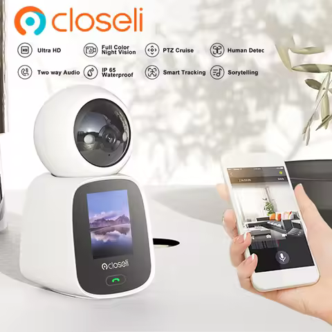Closeli CL200 3.6MM 5MP Type C Full-Color Night Vision Intelligent Tracking Custom Voice One Click C