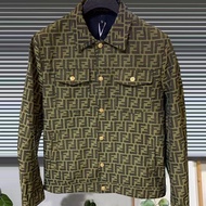 Ff Fashion Lapel Jacket Printed Casual Jacket