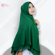 Olieve Hijabs l Hijab AKIFA Kerudung Instan Ceruty Panjang Syari Muslim Jilbab Jumbo XXXL Syari Wani