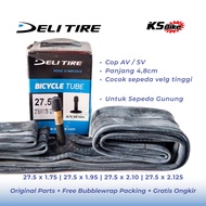 Deli Bicycle Inner Tube 27.5 x 1.75 1.90 1.95 2.00 2.10 2.125 Cop Motor FV Presta 60mm SV AV 48mm DE