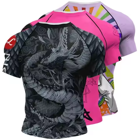 2026 CODY LUNDIN Men Sports Grappling T-shirt Sublimation BJJ Rash Guard Compression No Gi Jiu Jitsu