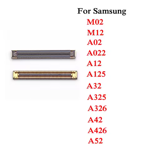 10-100Pcs 78Pin For Samsung M02 M12 A02 A022 A12 A125 A32 A325 A326 A42 A426 A52 LCD Display Screen 