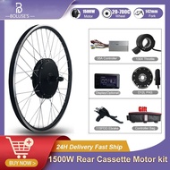 1500W Electric Bicycle Conversion Kit 48V Wheel Hub Motor Rear Cassette Ebike Conversion Kit