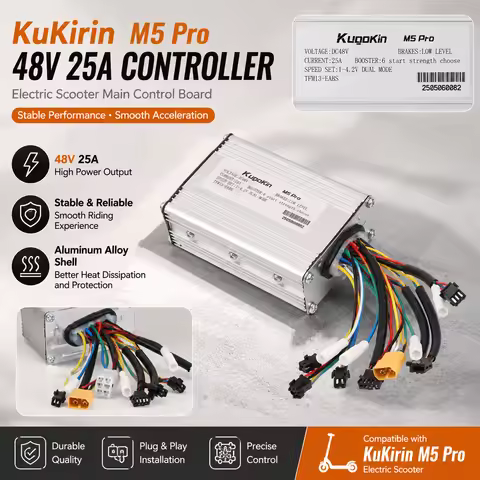 48V 25A Main Controller for KuKirin M5 Pro Electric Scooter Speed Control Board Replacement Repair P