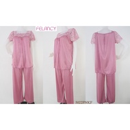 Sleepwear Set Women's Clothing with Long Pants FELANCY Size M Mix Lace Premium Smooth Soft Underwear