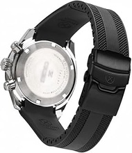 StrapXPro Watch Band 20mm Curved-end Rubber Watch Strap Replacement for Seiko Prospex Speedtimer SSC