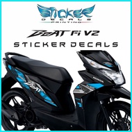 honda Beat fi v2 Sticker Decals