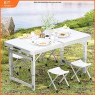 🔥Ready Stock🔥120CM Aluminium Folding Table Portable Adjustable Outdoor Camping Picnic Indoor Table w