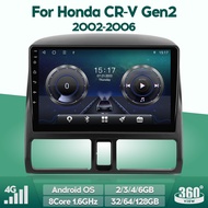 WeBetter TopNavi 9inch 8Core IPS Full Touch Android Car Radio Player For Honda CR-V Gen2 2002-2006 W
