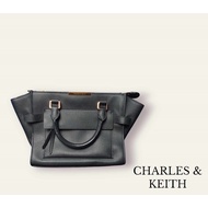 CHARLES & KEITH FRONT FLAP TRAPEZE BAG