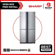 SHARP 750L J Tech Inverter Technology Refrigerator SJ-F95VMSS 4 DOOR FRIDGE PLASMACLUSTER