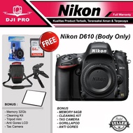 Dijual Nikon D610 Body Only - Kamera Nikon DSLR Full Frame BO Diskon