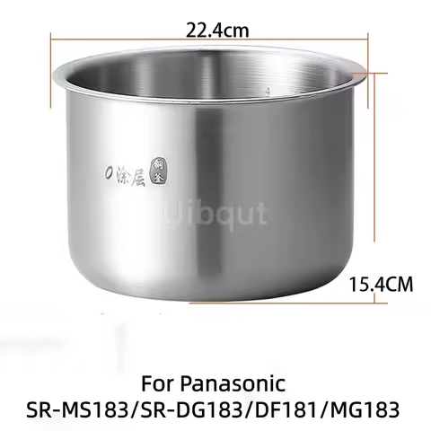 304 stainless steel rice cooker 5L inner for Panasonic SR-MS183/SR-DG183/DF181/MG183 Cooking Pot Rep
