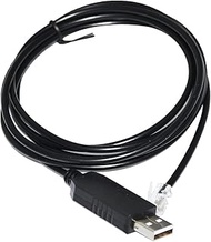 RIKYJIC FT232RL Chip USB to RJ11 4P4C RS485 Serial Communication Cable Programming Control Cable for