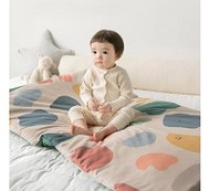 韓國 Juhodeco 兒童純棉睡袋-繽紛鵝卵石(附收納袋)