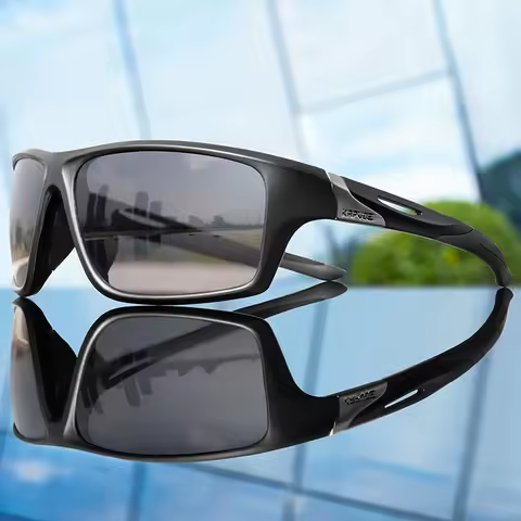 KAPVOE Polarized Cycling Glasses Outdoor Fiashing Sunglasses Outdoor Running Sunglasses Hiking Drive