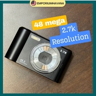 🔥READY STOCK🔥 XVISION DIGITAL CAMERA S-48 48MP 1080P Photo IPS Screen 8X Zoom Auto Focus 2.8" Self-T