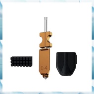 [G V W E] For  AD5X 0.4MM Hotend Nozzle Brush Kit with Silicone Cover Brush Sleeve for Quick Detachm