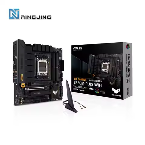 ASUS TUF GAMING B650M PLUS WIFI New mATX AMD B650 DDR5 6400+(OC) MHz M.2 USB3.2 128G WIFI6 Bluetooth