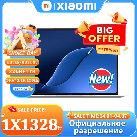 Xiaomi Book Pro 14 2026 Ultra5-338H/UltraX7-358H 32GB+1TB 14.6inch 3.1K 120Hz OLED Screen
