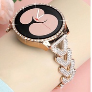 2-In-1 Set: Protective Case Inlaid With Shiny Crystals And Rhinestone + Adjustable Metal Rhinestone 