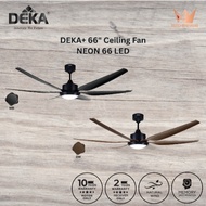 DEKA - 66'' Ceiling Fan DC Motor with LED | NEON 66LED