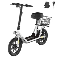 Hoverfly Z5 Electric Scooter with Seat, 18.6Miles Range&15.5Mph Power by 550W Peak Motor, 14" Tire&H