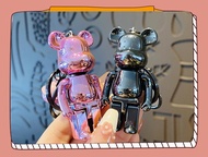 Bearbrick Bear@brick Action Figures Block Bear PVC Model Figures DIY Key chain Paint Dolls Toys