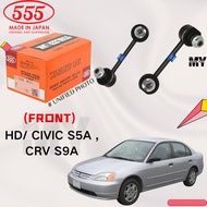 HONDA CIVIC S5A CRV S9A 555 JAPAN STABILIZER LINK (FRONT 2PCS)
