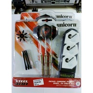 UNICORN STEEL 400 DART STEEL TIPS/DART FLIGHT HARROW/DART SET/DART PIN (3pcs per set)
