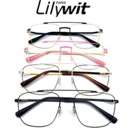 lilywit titanium strip glasses ( mykita style) 鈦金屬眼鏡