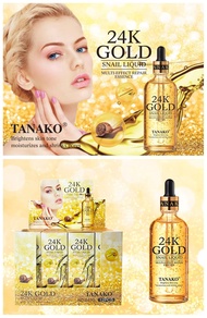 TANAKO GOLD SNAIL ESSENCE เซรั่ม ทานาโกะ โกลด์ สเนล เอสเซนส์ ผลิตภัณฑ์บำรุงผิวหน้า ปรับสีผิวให้กระจ่างใส ให้ความชุ่มชื่น