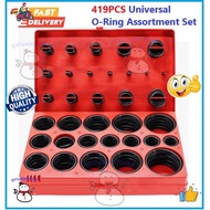 HIGH QUALTIY 419PCS Universal O-Ring Assortment Set Metric Kit Automotive Seal Rubber Gasket Oring F