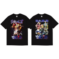 Kaos Tshirt Bootleg Anime One Piece | Sanji | Allpro