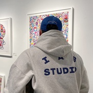 IAB STUDIO HoodieN couples basic logo print casual popular ins hooded sweatshirt 0819