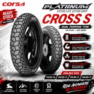 CORSA Platinum Cross S Tubeless Motorcycle Tyre 110/80-19 120/80-17 130/80-17 140/80-17 Dual Purpose
