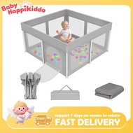 Foldable Baby Playpen, Playpen Baby, No-Install, Portable, Space-Saving, Pagar Baby Safety, Playpen 