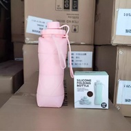 700ml Outdoor Folding Silicone Bottle Gym Sports Silicone Water Bottle  Silicone Foldable Water Bott