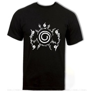 T-Shirt 9 Tails Kurama Seal Minato Tail Beast Anime Cosplay Mens Tshirt