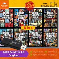 64GB thumb drive GTA Grand Theft Auto Collection 8 in 1 Pendrive 64GB 3.0 gta 5 gta iv gta 4 gta voi