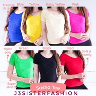 SHASA TEE gym TOP gym t-shirt zumba clothes cycling clothes dance gym fitness clothes