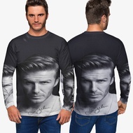 David Beckham Men's T-shirt Hair Style Tshirt Polyester Material Jersey Casual Style Fashionable Uni