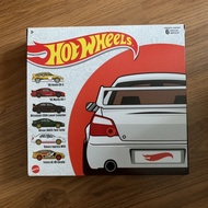 Hot Wheels JDM Theme Classic Cars Box Set (Subaru, CRX, AE86, Mitsubishi Evo, Nissan)