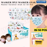 Ws223 Masker 3Ply Masker 3 Ply Masker Karakter Anak Masker Surgical