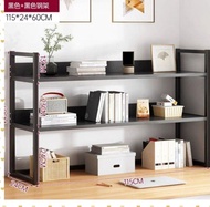需組合多用途層架 書架 雜物架 (黑色木板+黑鋼架) 廚房 書房 handcraft book shelves kitchen storage