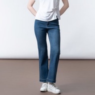 【ICare】復古實色微喇叭舒適牛仔褲(M-XL) | 女牛仔褲 喇叭褲