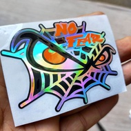 stiker cutting no fear hologram stiker motor no fear stiker hologram no fear