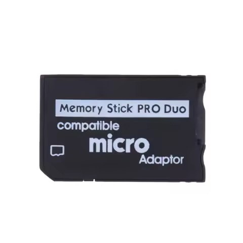 1Pc Pro Duo Card Reader Memory Card Adapter Micro SD SDHC TF To Memory Stick Adapter For Sony PSP Mi
